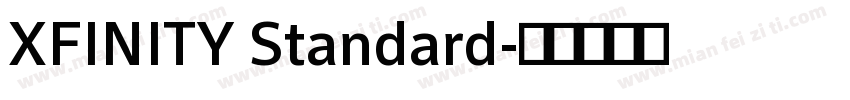 XFINITY Standard字体转换